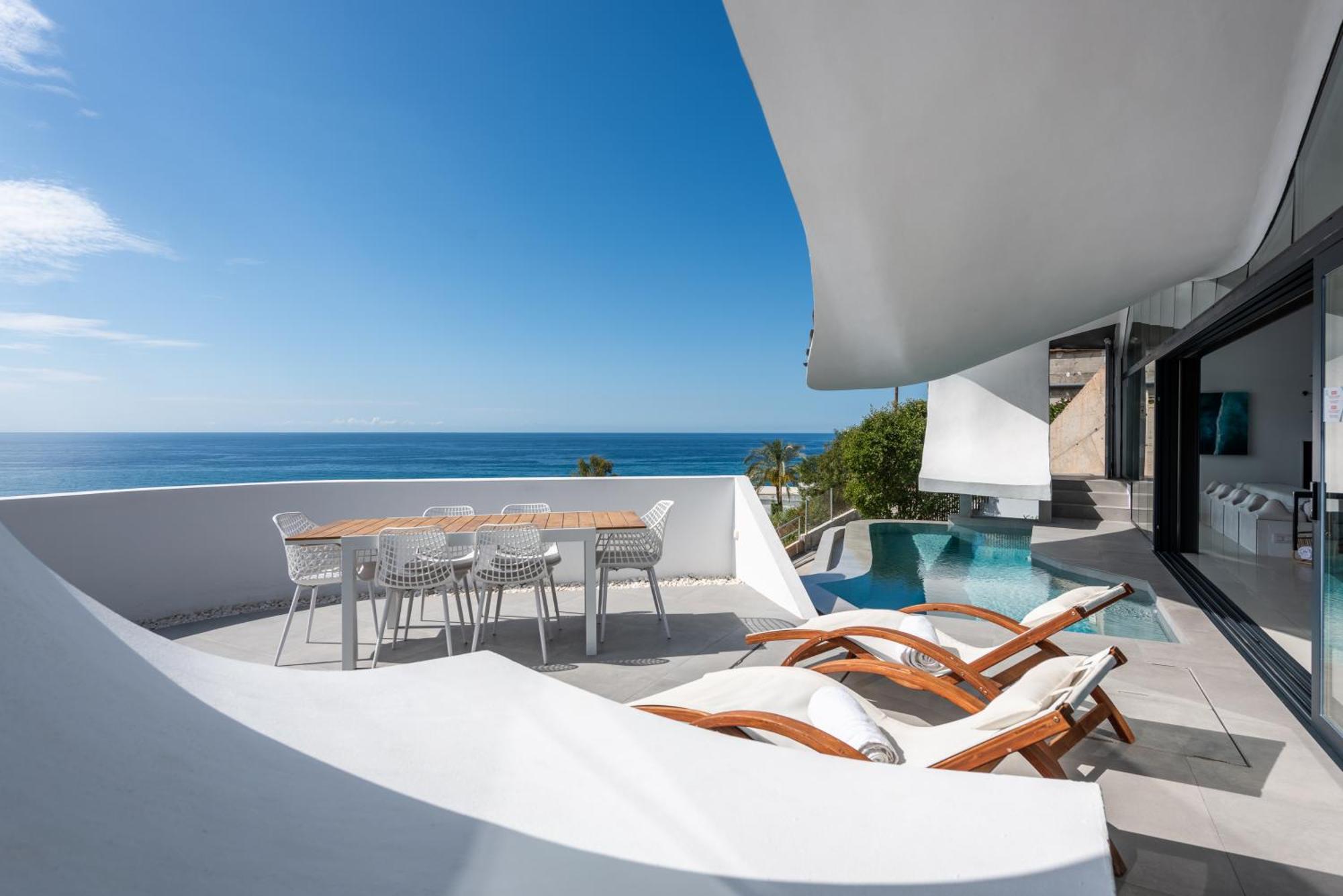 Rentitspain Casa Del Acantilado Piscina Climatizada Salobreña Extérieur photo