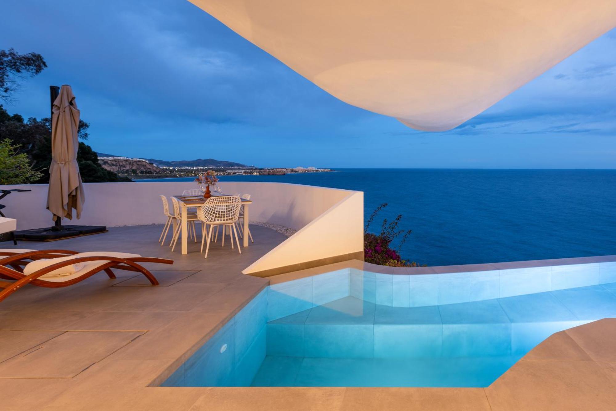 Rentitspain Casa Del Acantilado Piscina Climatizada Salobreña Extérieur photo