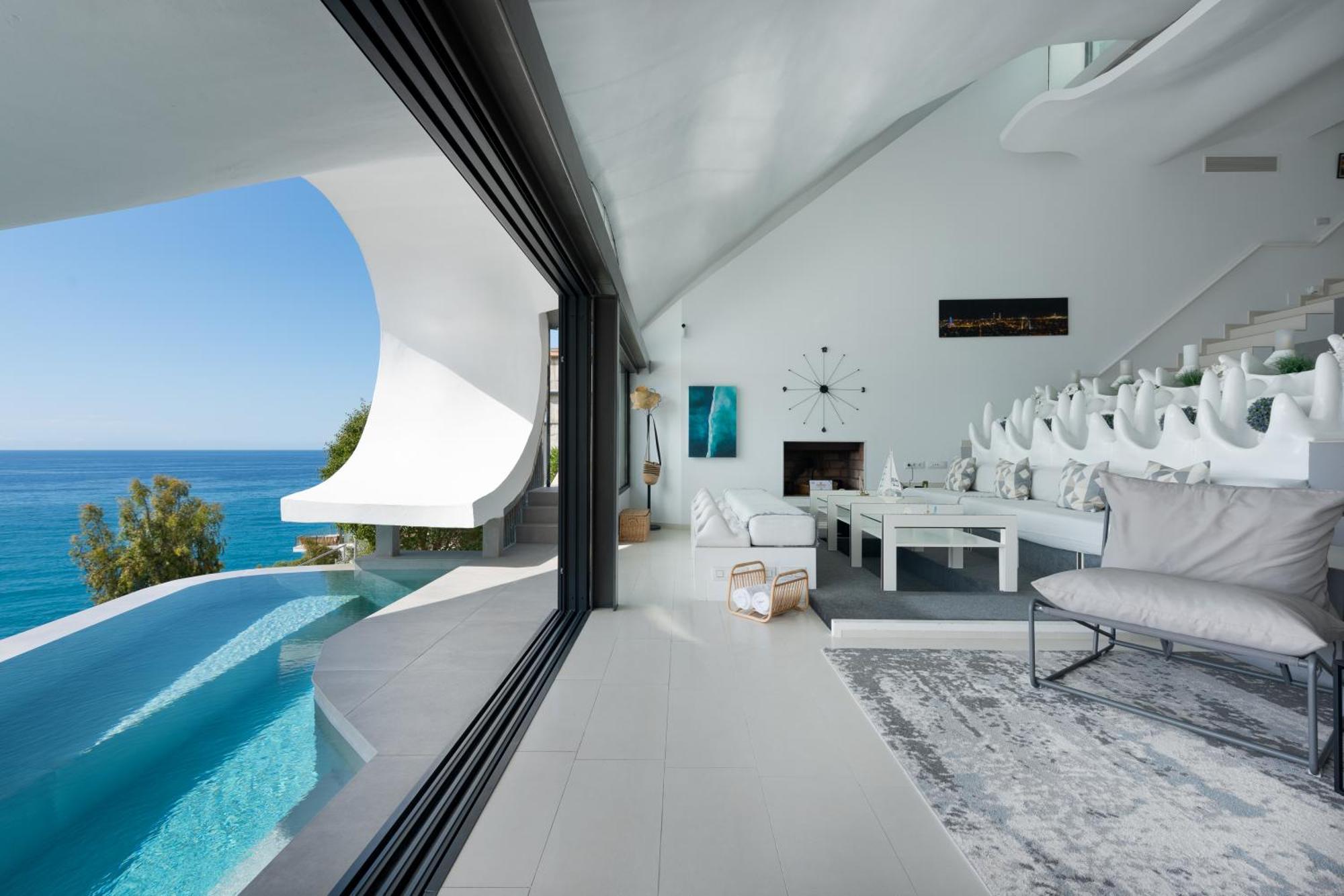 Rentitspain Casa Del Acantilado Piscina Climatizada Salobreña Extérieur photo